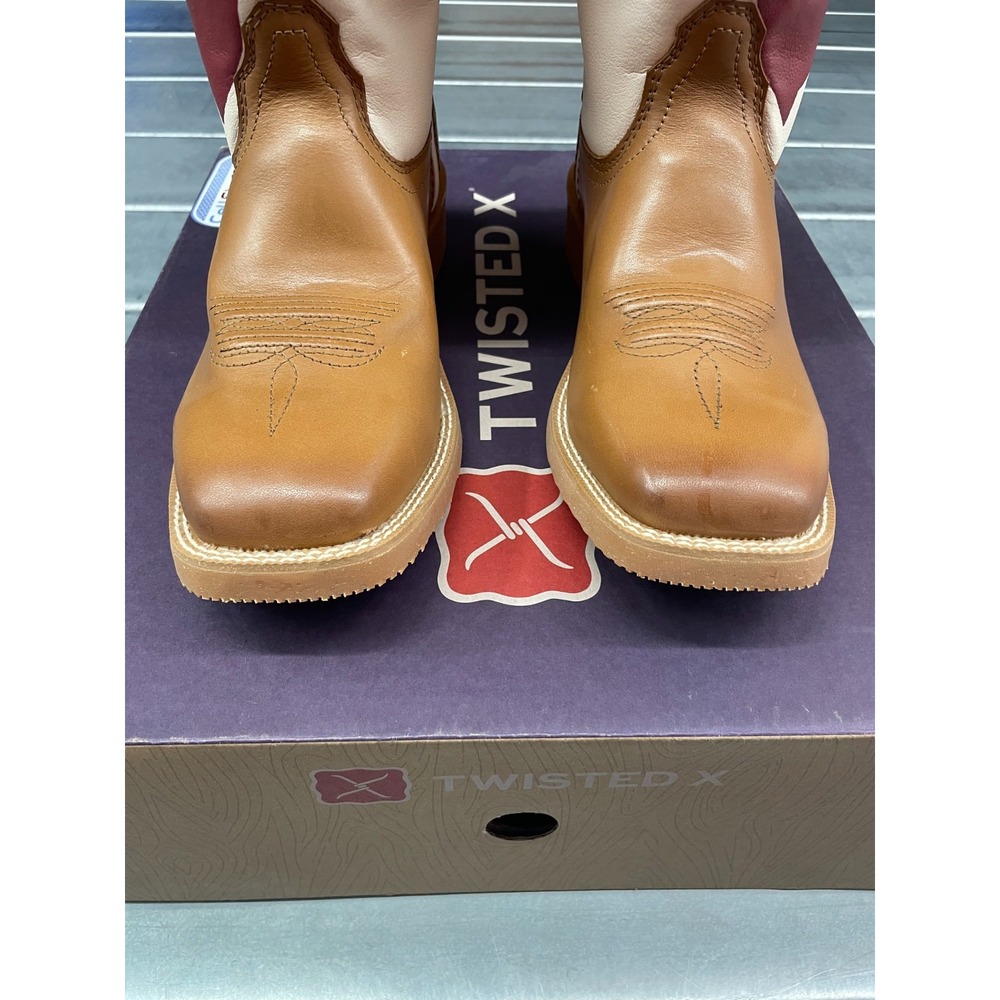 Twisted X Rose Printed‎ Western Boots Womens 7 B Leather Tech - Picture 7 of 12